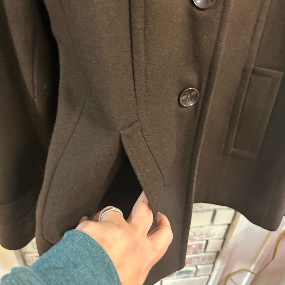 Centigrade Ladies Xl brown wool peacoat  coat - Picture 3 of 9